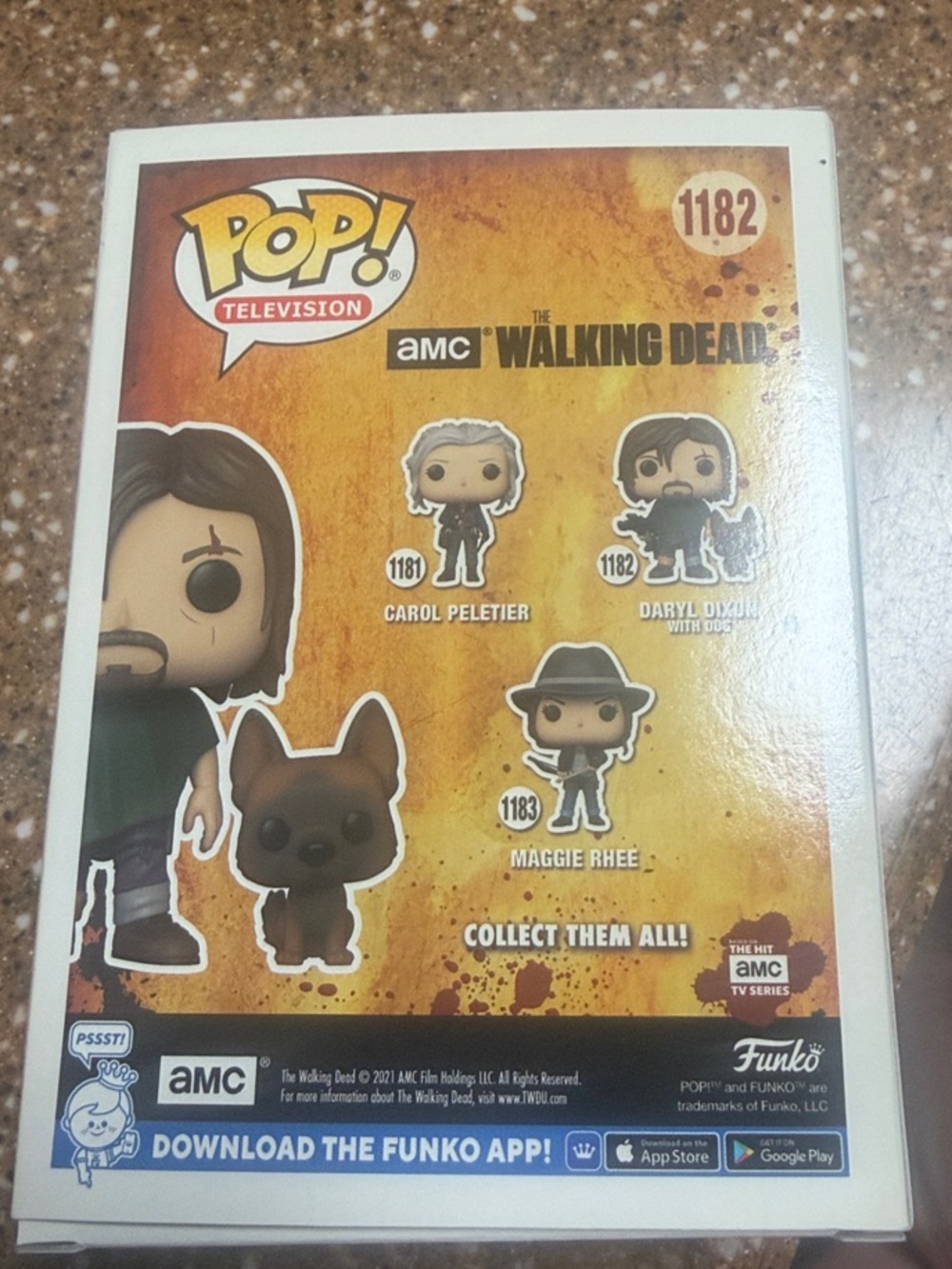 Funko Pop The Walking Dead Daryl Dixon with Dog #1182 AMC - Picture 4 of 4